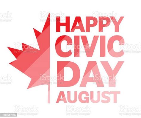Happy Civic Holiday Canada Greeting Web Banner Design Template Maple