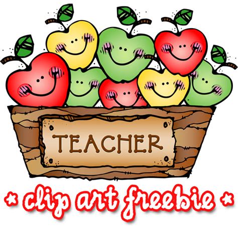 Teacher Appreciation Week 2021 Clip Art Apple Teacher Freebie Tpt