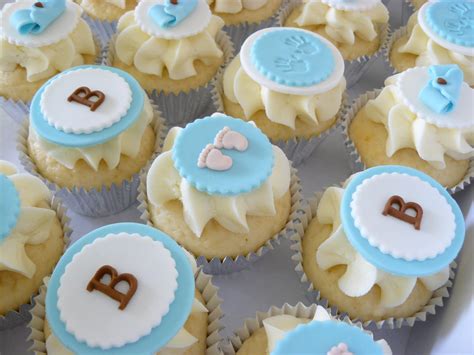 Place on top of cake or other party treats to show off the gender of the upcoming baby. The Cup Cake Taste - Brisbane Cupcakes: Baby Shower for a ...