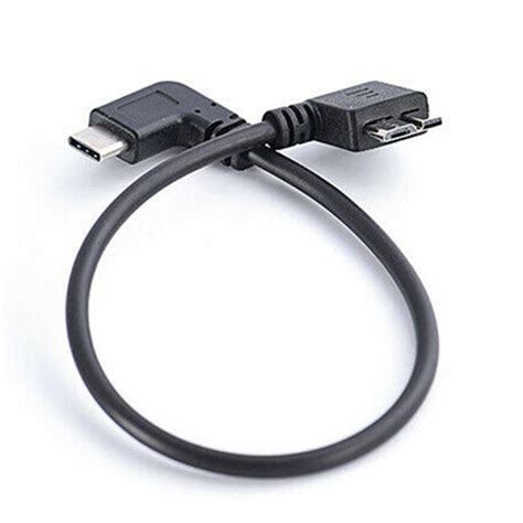 Angle 90 Degree Usb31 Type C To Usb 30 Micro B Cable 5gbps Data