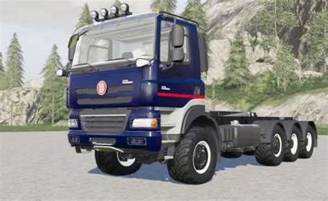 Fs19 Tatra Phoenix T158 8x8 Hooklift V30 Fs 19 Trucks Mod Download