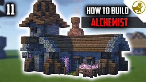 Minecraft How To Build An Alchemists House Villager Houses 11
