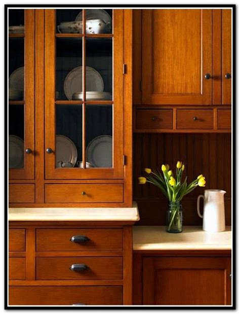 Mission style cabinets of knotty alder wood give a rustic feel to this otherwise contemporary kitchen. Mission Style Kitchen Cabinets Quarter Sawn Oak | Home ...