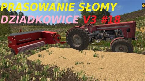 Fs 17 Prasowanie Słomy Dziadkowice V3 18 Youtube