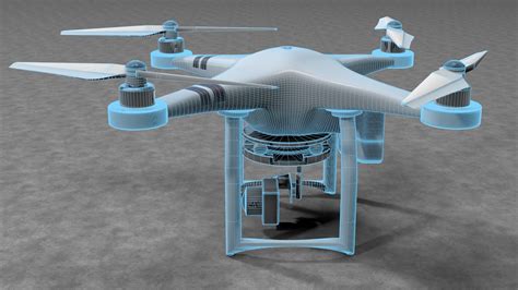 3d model dji phantom 3 drone