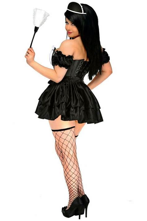 Top Drawer 4 Pc French Maid Costume In 2022 French Maid Costume Maid