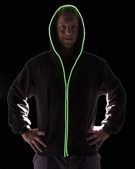 Light Up Hoodies Blink To The Beat In A New Electric Fashion Trend