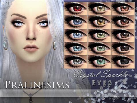 Crystal Sparkle Eyes By Pralinesims Sims 4 Eyes
