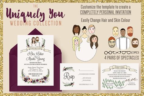Send matching enclosure cards along with wedding invitations in your color scheme. The Uniquely You Wedding Collection ~ Wedding Templates ...
