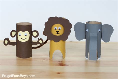 Paper Roll Animals Frugal Fun For Boys And Girls Поделки из