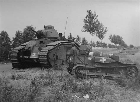 Char B1 Bis Tank 534 Named Bugeaud Of 28th Bcc 3 World War Photos