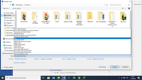 Guardando Documento Como Página Web Y Pdf Youtube