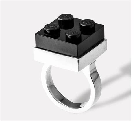 Handmade Sterling Silver Ring With Lego By Cynthialopezjoyera