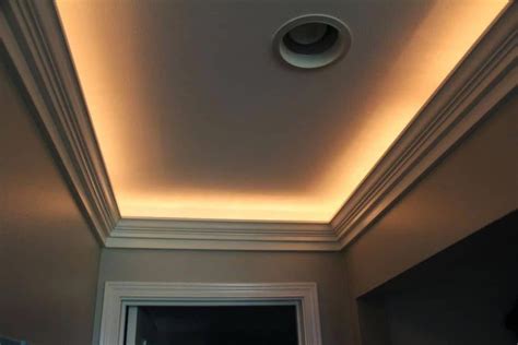 Paint the inside of the lighting trough to maximize light output from inexpensive rope lighting. Hidden Track lighting - Narrow Tray Ceiling Illuminated ...
