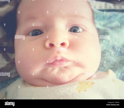 Baby Funny Expression Hi Res Stock Photography And Images Alamy