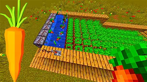 How To Make Efficient Farm 3 In Minecraft Youtube