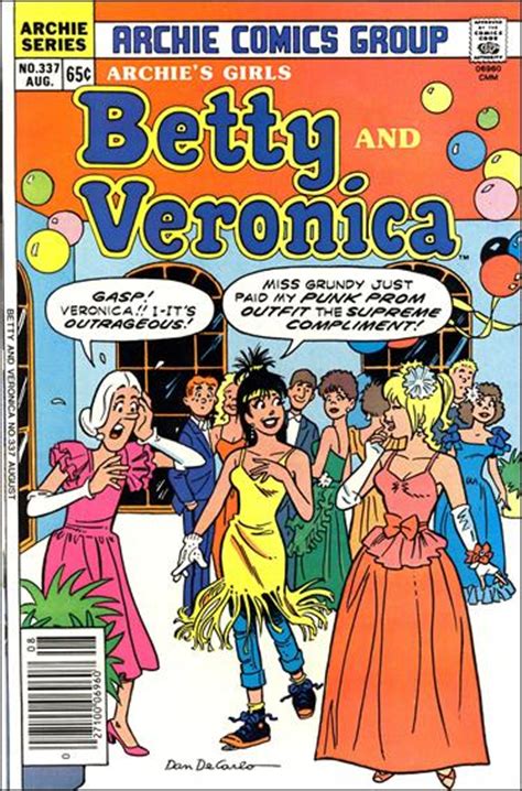 Archies Girls Betty And Veronica 337 A Aug 1985 Comic Book By Archie