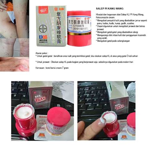 Jual Original 1000 Salep Gatal Kulit Ampuh Pi Kang Wang Kl Bl Obat