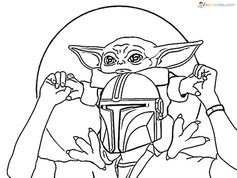 Lux trip printable baby yoda coloring page. Baby Yoda Coloring Pages - Coloring Home