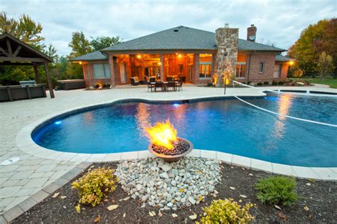 Amazing Pool Outdoor Living Space Traditional Cincinnati By Rvp