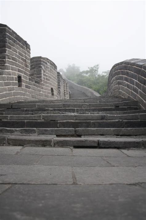 Steps On The Great Wall Of China Stock Image Image Of Wall