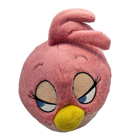 Rovio Toys Rare Angry Birds Stella Pink Bird 8 Plush 22