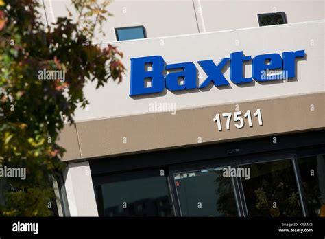 A Logo Sign Outside Of A Facility Occupied By Baxter International Inc