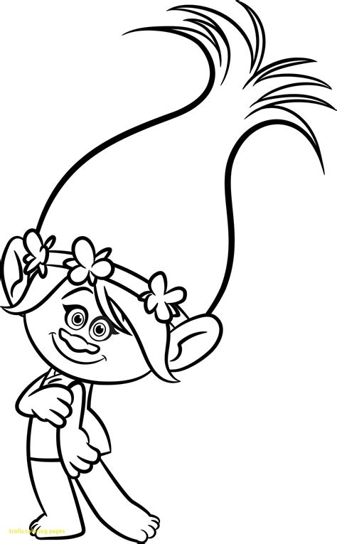 Trolls Coloring Pages Branch At Getdrawings Free Download