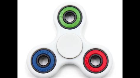 Satisfying Spinning Fidget Spinner With Red Blue Green Bearings Youtube