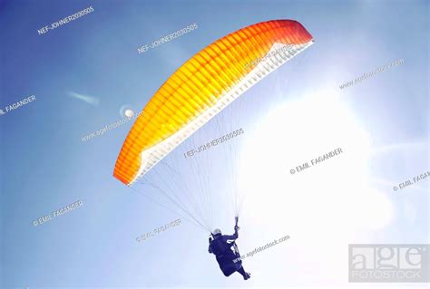 Person Parachuting Stock Photo Picture And Royalty Free Image Pic