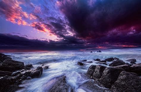 Purple Ocean Wallpapers Top Free Purple Ocean Backgrounds Wallpaperaccess