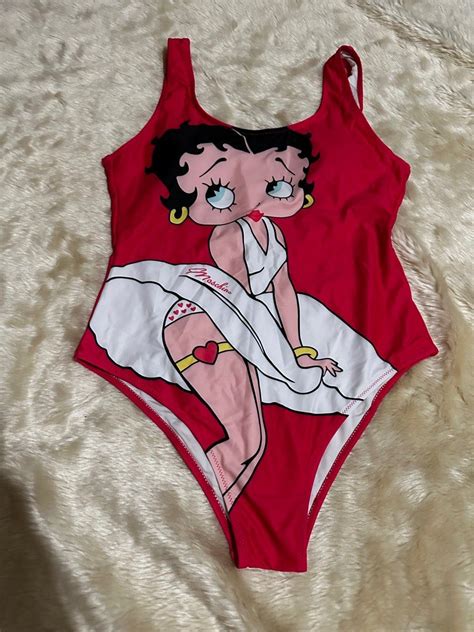 Betty Boop Swimsuit Women S Fashion Swimwear Bikinis Swimsuits On Carousell