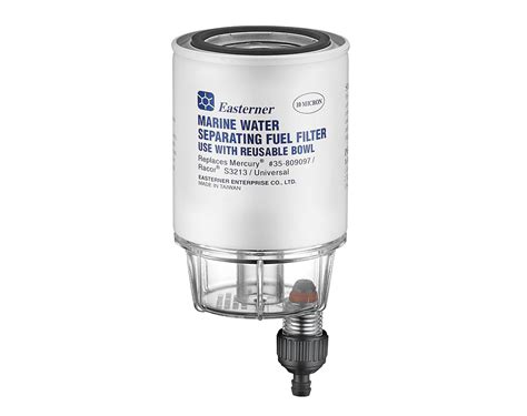 Marine Water Separating Fuel Filter And Reusable Clear Bowl Suits Racor
