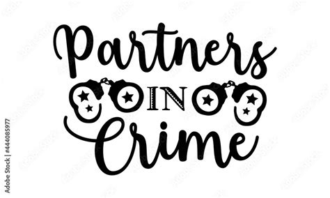 Partners In Crime Svg Friendship Bundle Svg Cut Files Vector