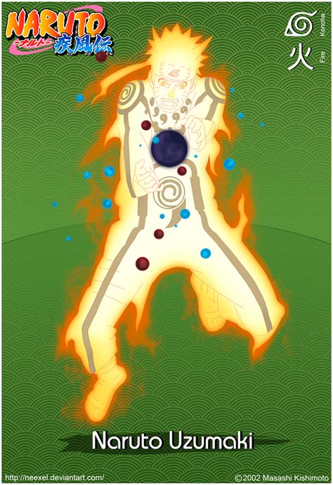 Naruto 9 Tails Chakra Mode By Neexel On Deviantart