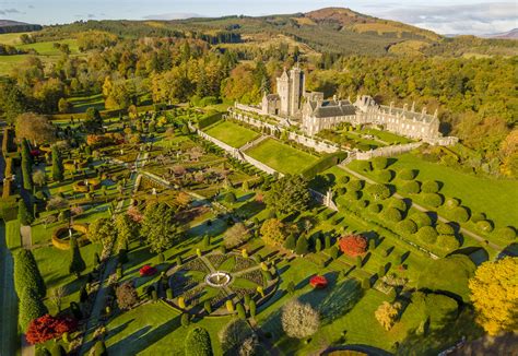 Drummond Gardens Enthralling Aerial Pictures Show Scotlands Famous