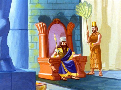 King Nebuchadnezzar Was The Powerful Ruler Of The Vast Babylonian