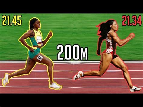 Sprinting Form Of Iconic M Female Sprinters YouTube