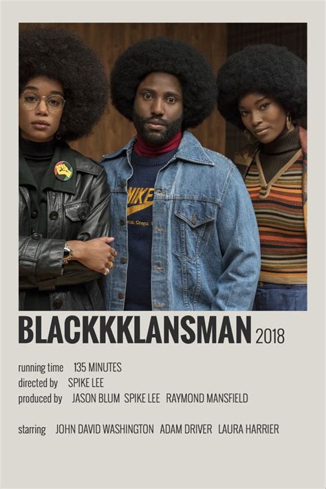 blackkklansman 2018 edwena film posters minimalist movie posters minimalist classic films