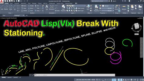 Autocad Brklist Lisp Break With At Multiple Points Specified