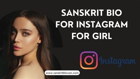 Sanskrit Bio For Instagram For Girl