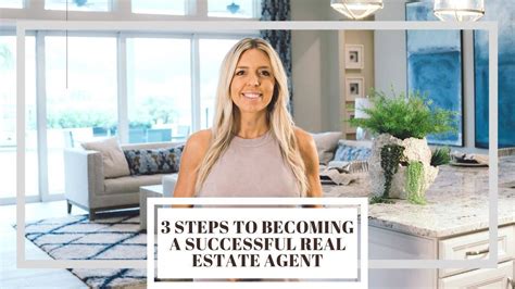 3 Steps To Becoming A Successful Real Estate Agent Sarah Rocco Explains 3 Key Courses Of
