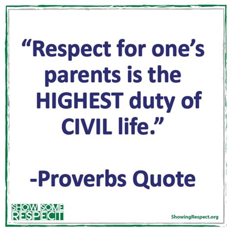 Explore our collection of motivational and famous quotes by authors you know and love. Respect your parents | Respect your parents, Proverbs ...