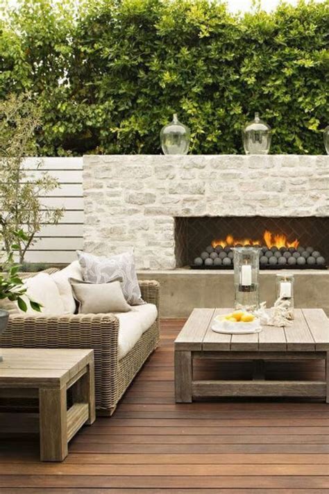Idées Décoration Extérieur Patio Fireplace Outdoor Living Rooms