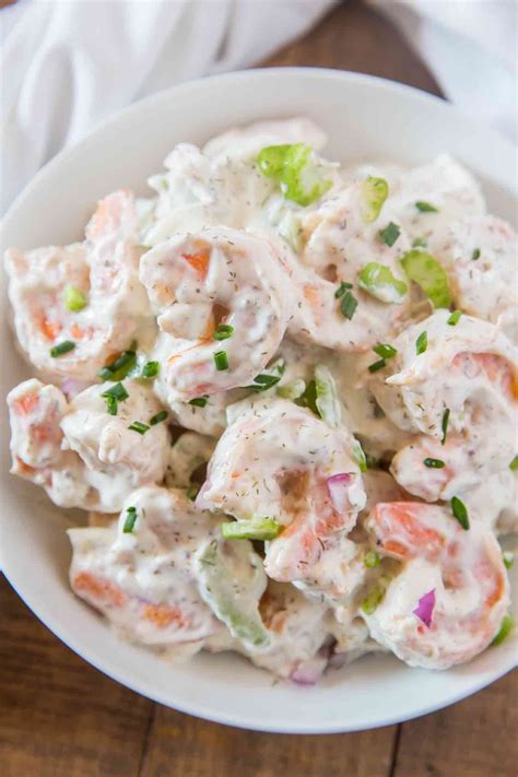Best of all, shrimp is high in protein and low in calories! Cold Shrimp Salad (SERVE IN LETTUCE-LETTUCE WRAP) | Shrimp ...