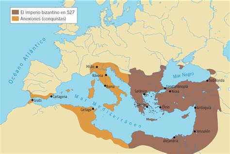 Social Site Sfb 2do Año Mapa Del Imperio Bizantino
