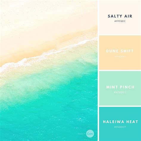 Library palette peach color 2. Sun Smoothie by @canva (With images) | Beach color ...