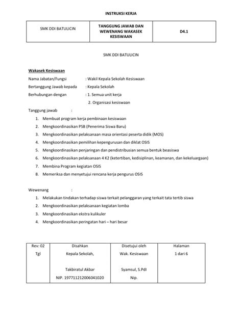 Instruksi Kerja Pdf