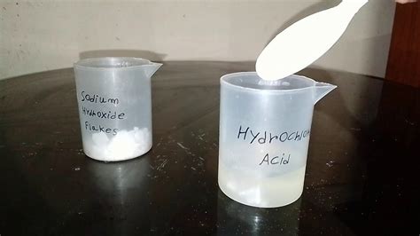 Hydrochloric Acid And Sodium Hydroxide Reaction Insende