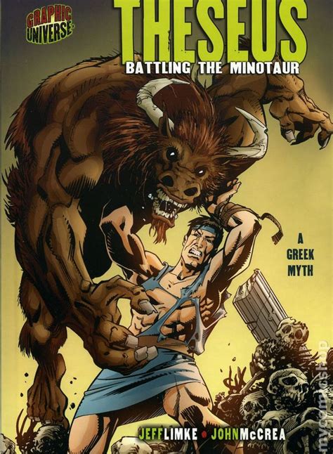 graphic universe theseus battling the minotaur hc 2007 lerner a greek myth comic books